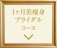 1ヶ月美痩身ブライダルコース